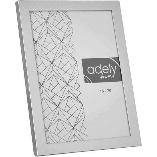 Porta Retrato 15x20cm Lumini Em Aço Escovado